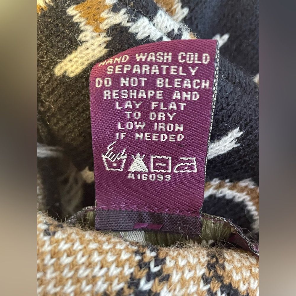 Artistica Boho Fringed Cardigan Open Front M - image 6